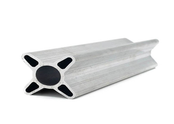 Customized Color Round Aluminium Extrusion Parts Profile With CNC Machining