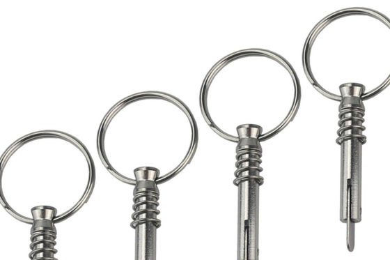 3/8 7/16 1/2 Brass plating quick release pins SUS 304 SUS 316 A2 A4-80 L-Handle Quick-Release Pins