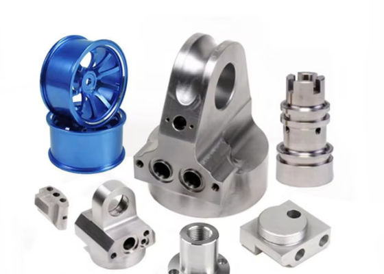 الألومنيوم عالي الدقة AL6061 CNC قطع التصنيع المنهجة بالأنوديز لتمديد المتانة